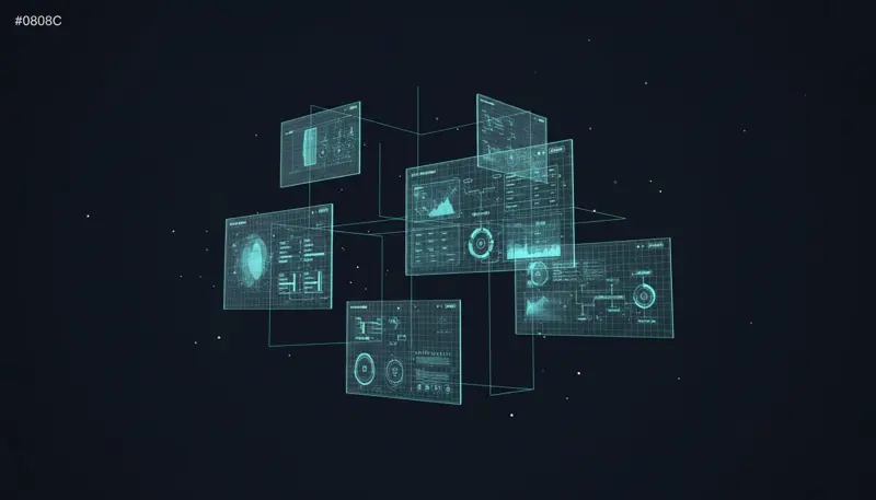 Website services visualization